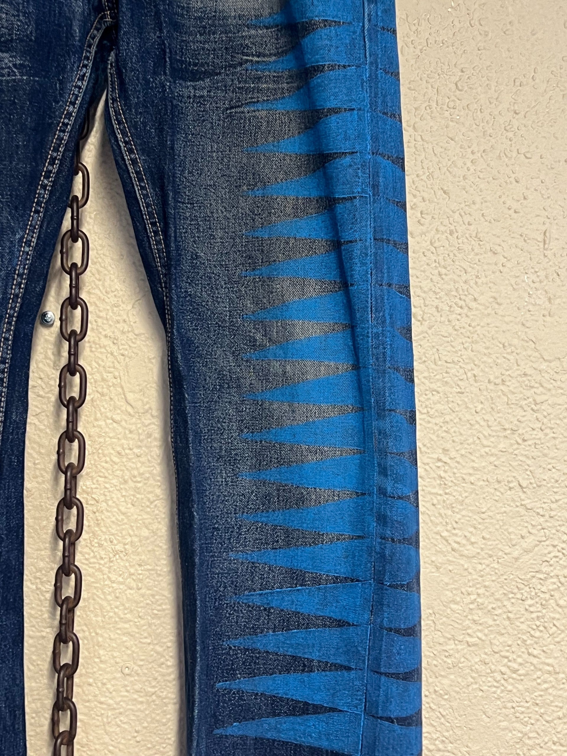 JIMMY TAVERNITI BLACKIE JOG JEANS ペンキ加工 JIMMY TAVERNITI 