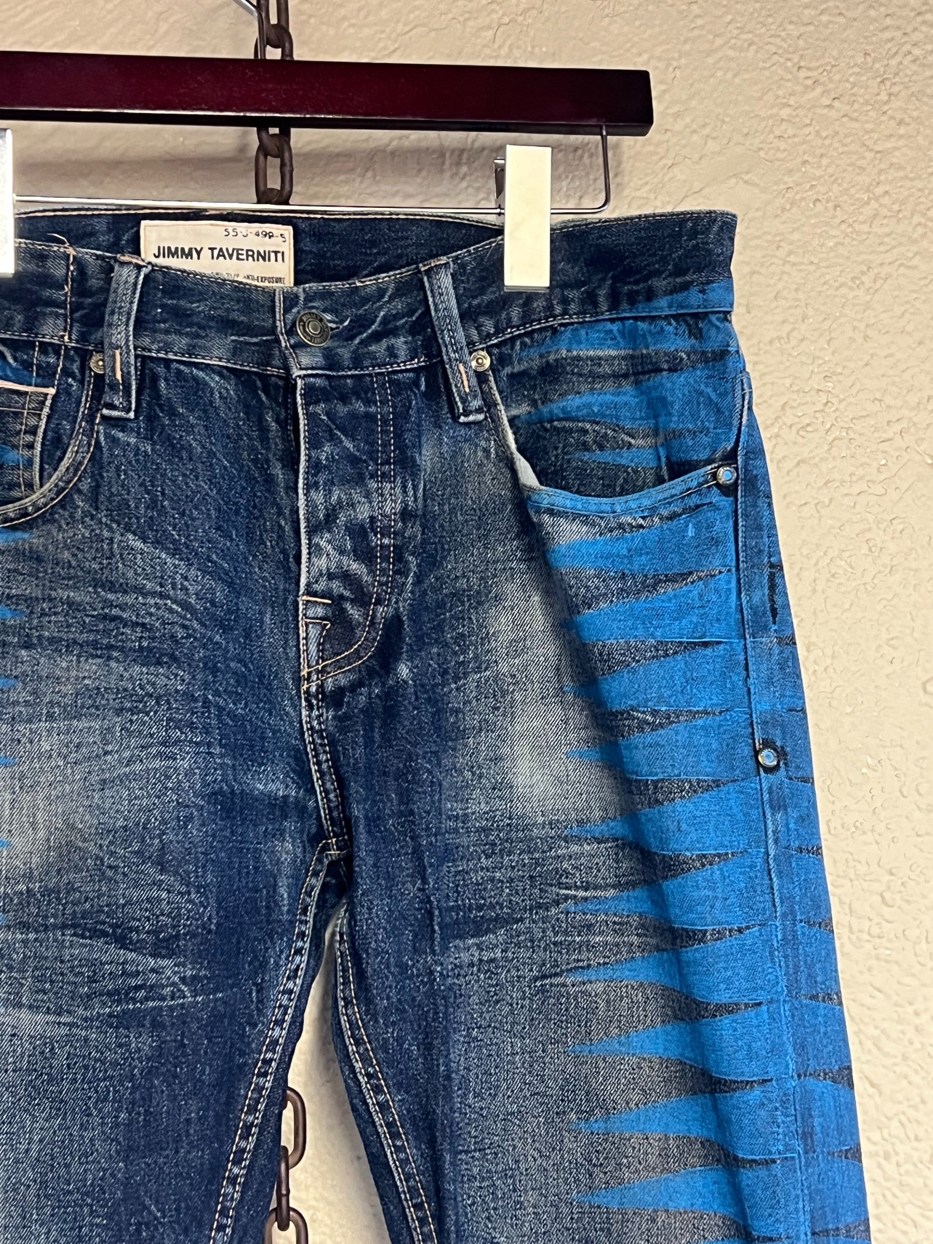 JIMMY TAVERNITI BLACKIE JOG JEANS ペンキ加工 JIMMY TAVERNITI 